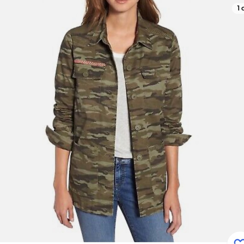 Caslon Utility army jacket - size Small